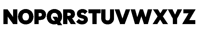Polymath Display Black Font UPPERCASE