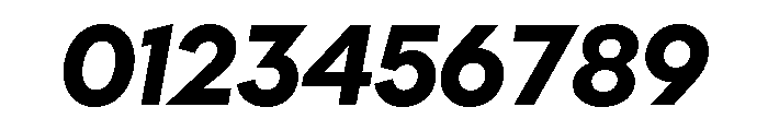 Polymath Display Bold Italic Font OTHER CHARS