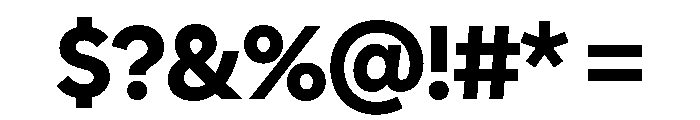 Polymath Display Bold Font OTHER CHARS