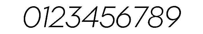 Polymath Display Extralight Italic Font OTHER CHARS