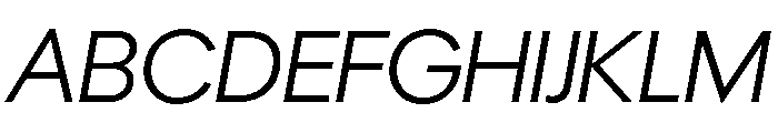 Polymath Display Light Italic Font UPPERCASE