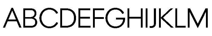 Polymath Display Light Font UPPERCASE