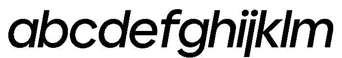 Polymath Display Medium Italic FONT