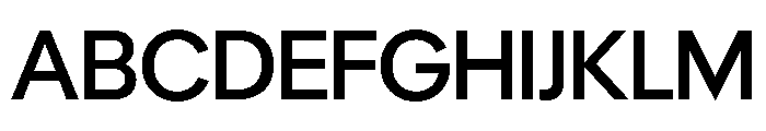 Polymath Display Medium Font UPPERCASE