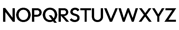 Polymath Display Medium Font UPPERCASE
