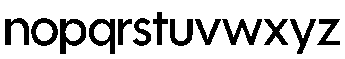 Polymath Display Medium Font LOWERCASE