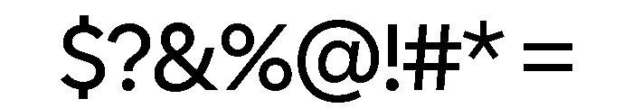 Polymath Display Regular Font OTHER CHARS