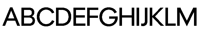 Polymath Display Regular Font UPPERCASE