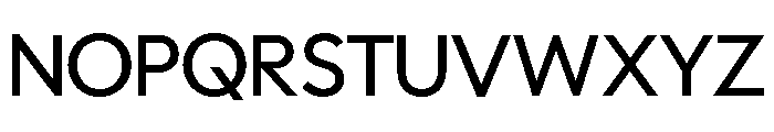 Polymath Display Regular Font UPPERCASE