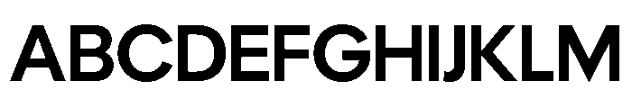 Polymath Display Semibold Font UPPERCASE