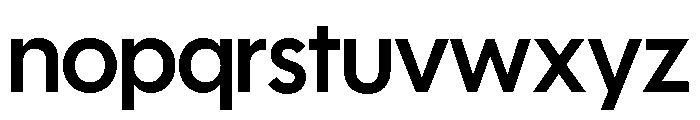 Polymath Display Semibold Font LOWERCASE