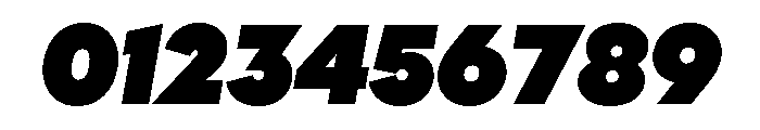 Polymath Display Super Italic Font OTHER CHARS