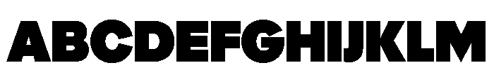 Polymath Display Super Font UPPERCASE