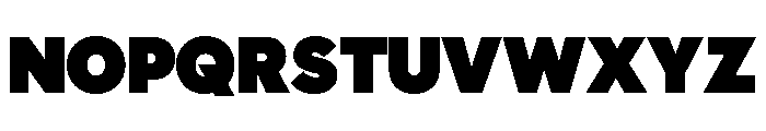 Polymath Display Super Font UPPERCASE