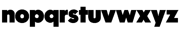 Polymath Display Super Font LOWERCASE
