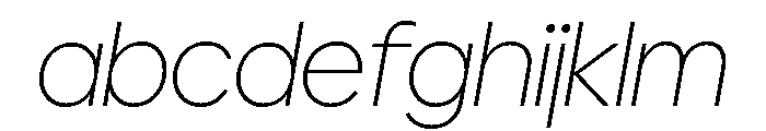 Polymath Display Thin Italic FONT