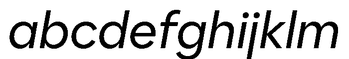 Polymath Italic FONT