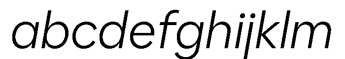 Polymath Light Italic FONT