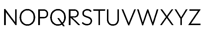 Polymath Light Font UPPERCASE