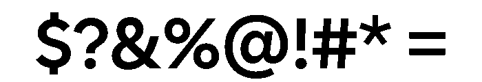 Polymath Semibold Font OTHER CHARS