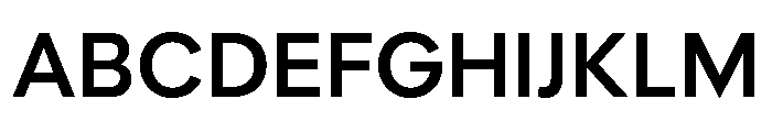 Polymath Semibold Font UPPERCASE
