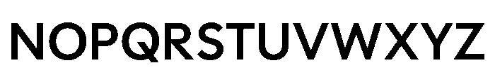 Polymath Semibold Font UPPERCASE