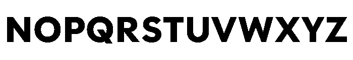 Polymath Text Black Font UPPERCASE