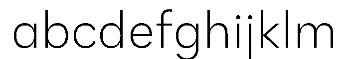 Polymath Text Extralight FONT