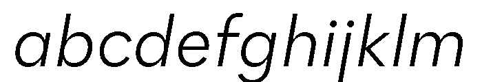 Polymath Text Light Italic FONT