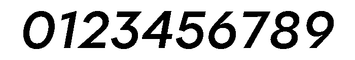 Polymath Text Semibold Italic Font OTHER CHARS