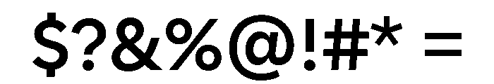 Polymath Text Semibold Font OTHER CHARS