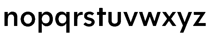 Polymath Text Semibold Font LOWERCASE