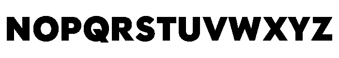 Polymath Text Super Font UPPERCASE