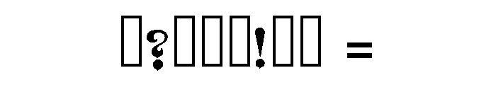 Ponnala Regular Font OTHER CHARS