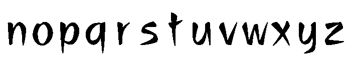 Pop Fury Bold Font LOWERCASE