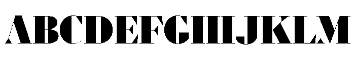Posh Extra Bold Font UPPERCASE