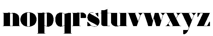 Posh Extra Bold Font LOWERCASE