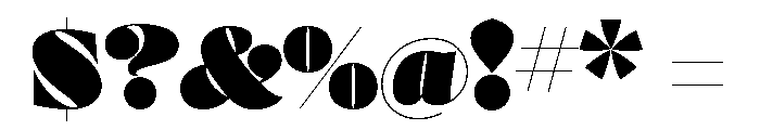 Posh Regular Font OTHER CHARS