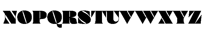 Posh Regular Font UPPERCASE