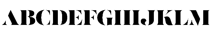 Posh Thin Font UPPERCASE