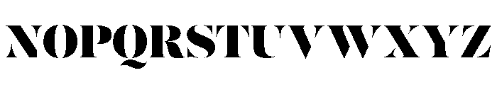 Posh Thin Font UPPERCASE