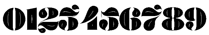 Posh Ultra Inline Font OTHER CHARS