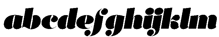 Posh Ultra Italic FONT