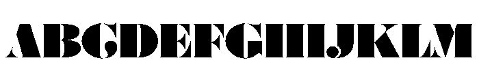 Posh Ultra Font UPPERCASE