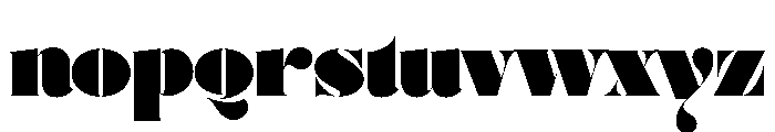 Posh Ultra Font LOWERCASE