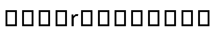 Postea Hebrew Variable Regular Font LOWERCASE