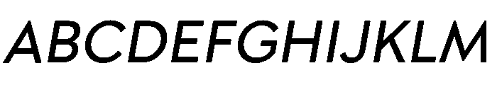 Postea Variable Italic Font UPPERCASE