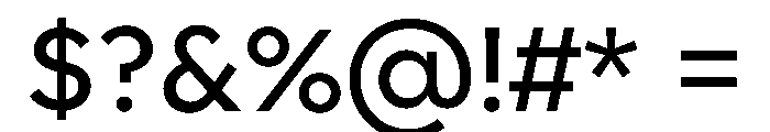Postea Variable Medium Font OTHER CHARS