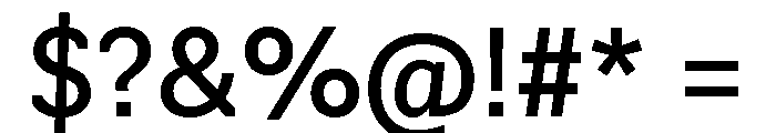 Postea Variable Regular Font OTHER CHARS