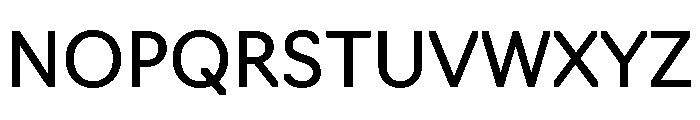 Postea Variable Regular Font UPPERCASE